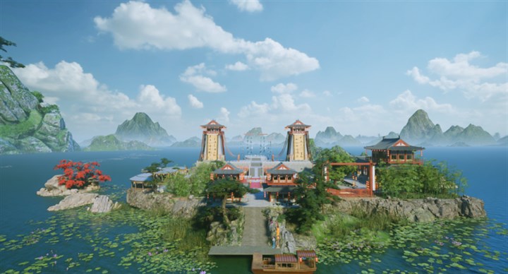 央博中秋云詩會(huì)詩月島（白天）